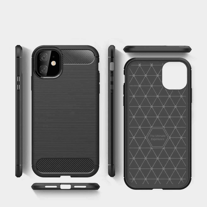 Dealer De Coque Coque classique Coque en Gel Brossé NOIR