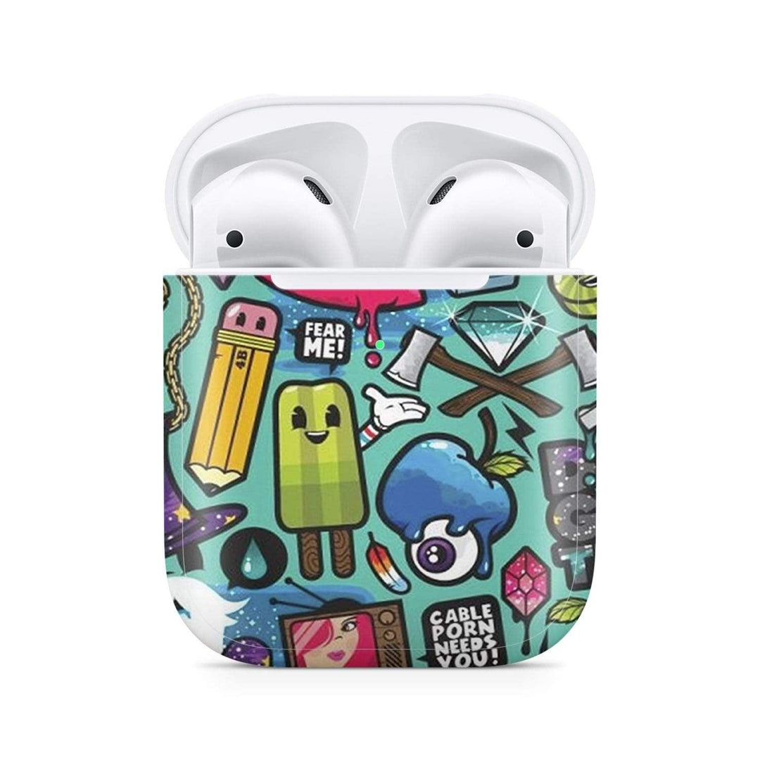 Dealer de coque Coque Airpods Coque AirPods Blue comic