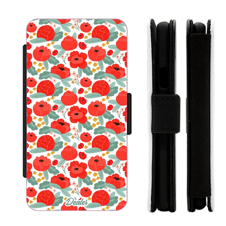 Protection pour téléphone à clapet fleuri anémones
