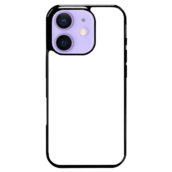 Coque iPhone 12 Mini personnalisée en silicone TPU souple – impression par presse thermique haute qualité – fabriquée en France – protection antichoc personnalisable – Dealer De Coque – coque sur-mesure avec photo  – protection antichoc originale pour iPhone 12 Mini - Noir - Silicone