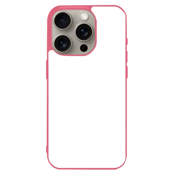 Coque iPhone 15 Pro personnalisée en silicone TPU souple – impression par presse thermique haute qualité – fabriquée en France – protection antichoc personnalisable – Dealer De Coque – coque sur-mesure avec photo  – protection antichoc originale pour iPhone 15 Pro - Magenta - Silicone