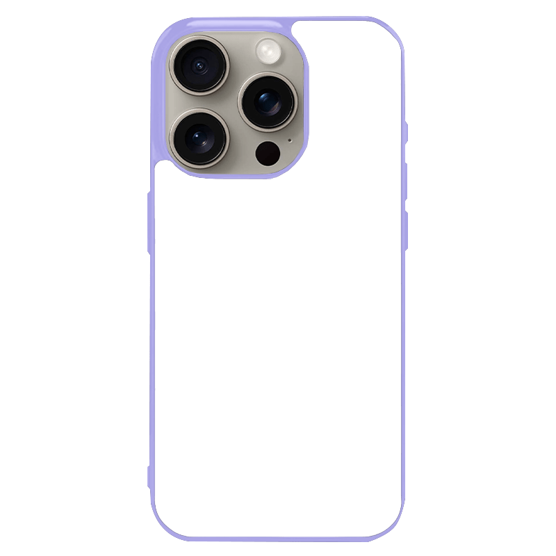 Coque iPhone 15 Pro personnalisée en silicone TPU souple – impression par presse thermique haute qualité – fabriquée en France – protection antichoc personnalisable – Dealer De Coque – coque sur-mesure avec photo  – protection antichoc originale pour iPhone 15 Pro - Pourpre - Silicone
