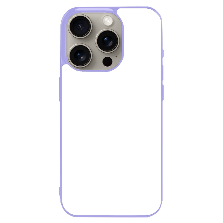 Coque iPhone 15 Pro personnalisée en silicone TPU souple – impression par presse thermique haute qualité – fabriquée en France – protection antichoc personnalisable – Dealer De Coque – coque sur-mesure avec photo  – protection antichoc originale pour iPhone 15 Pro - Pourpre - Silicone
