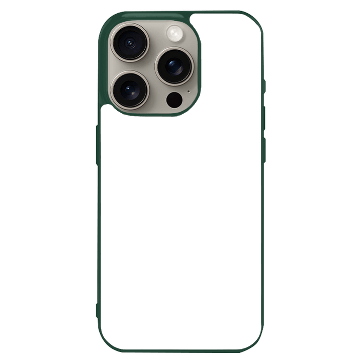 Coque iPhone 15 Pro personnalisée en silicone TPU souple – impression par presse thermique haute qualité – fabriquée en France – protection antichoc personnalisable – Dealer De Coque – coque sur-mesure avec photo  – protection antichoc originale pour iPhone 15 Pro - Vert - Silicone