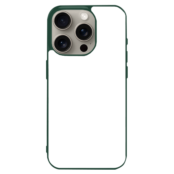 Coque iPhone 15 Pro personnalisée en silicone TPU souple – impression par presse thermique haute qualité – fabriquée en France – protection antichoc personnalisable – Dealer De Coque – coque sur-mesure avec photo  – protection antichoc originale pour iPhone 15 Pro - Vert - Silicone