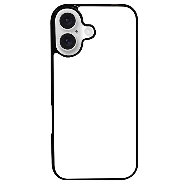 Coque iPhone 16 personnalisée en silicone TPU souple – impression par presse thermique haute qualité – fabriquée en France – protection antichoc personnalisable – Dealer De Coque – coque sur-mesure avec photo  – protection antichoc originale pour iPhone 16 - Noir - Silicone