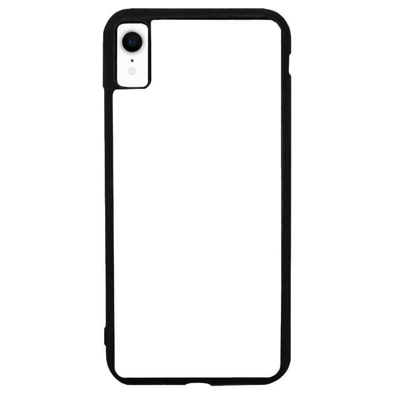 Coque iPhone XR personnalisée en silicone TPU souple – impression par presse thermique haute qualité – fabriquée en France – protection antichoc personnalisable – Dealer De Coque – coque sur-mesure avec photo  – protection antichoc originale pour iPhone XR - Noir - Silicone