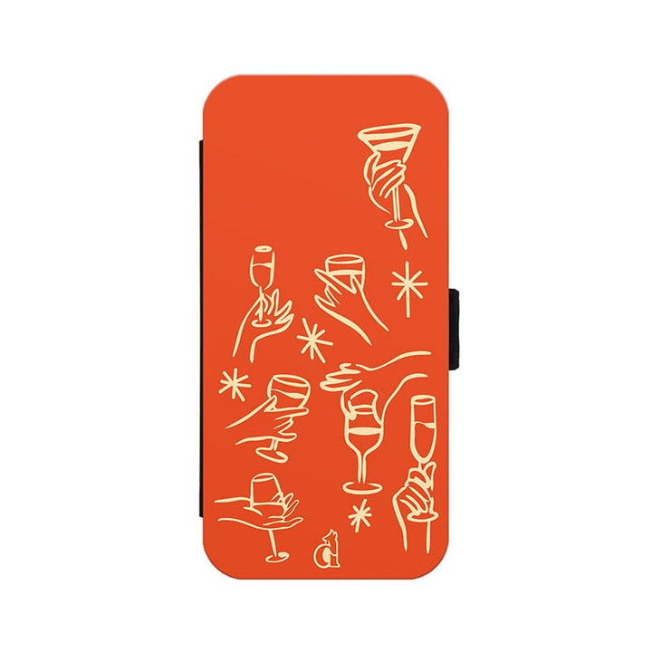 Dealer de coque Coque à Clapet Etui Célébrations Orange