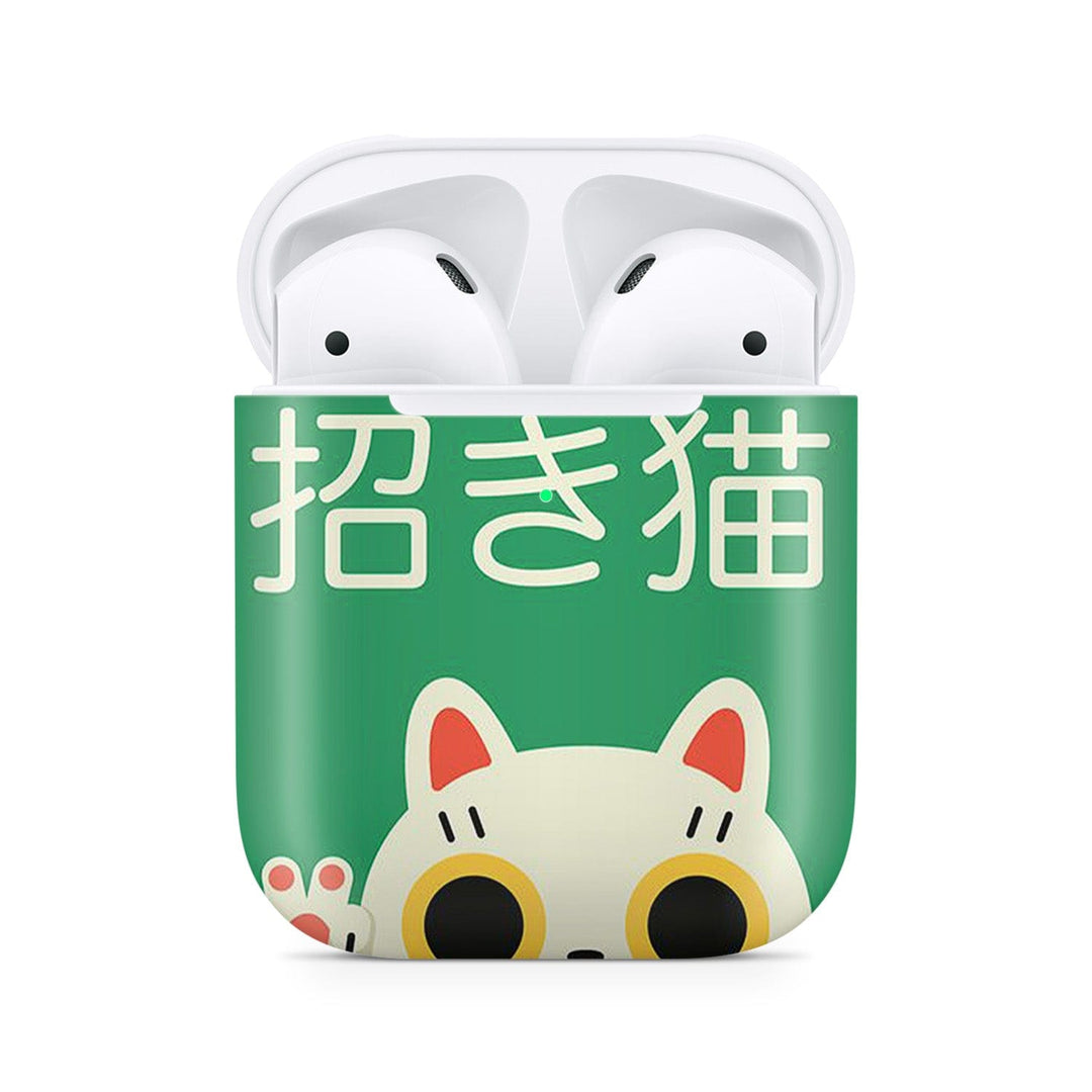 Dealer De Coque Coque AirPods AirPods 1e génération / 2e génération Coque AirPods Chat Japonais