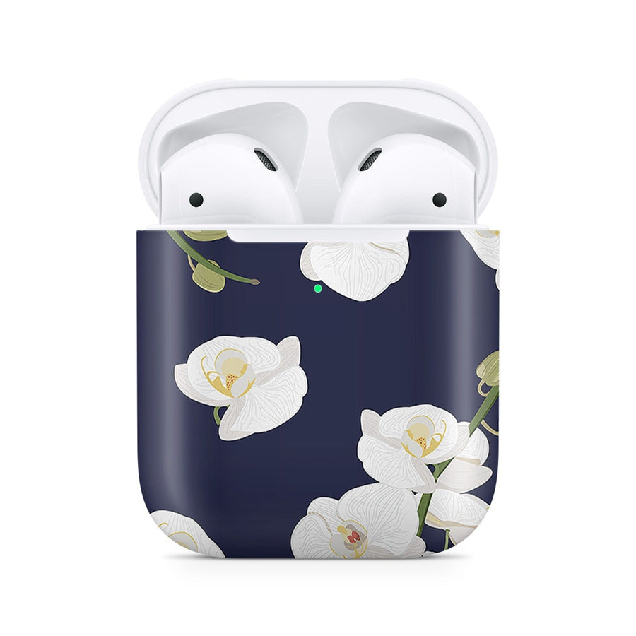 Dealer De Coque Coque AirPods AirPods 1e génération / 2e génération Coque AirPods Fleurs Blanches