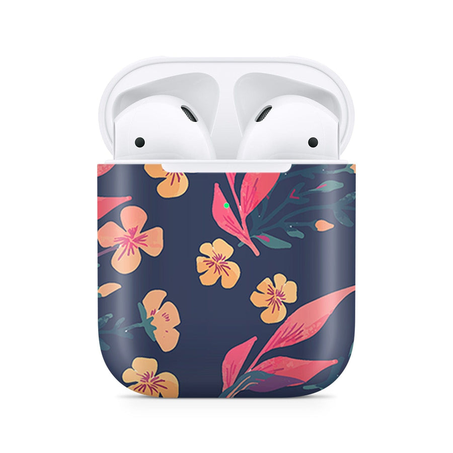 Dealer De Coque Coque AirPods AirPods 1e génération / 2e génération Coque AirPods Fleurs de Pensée