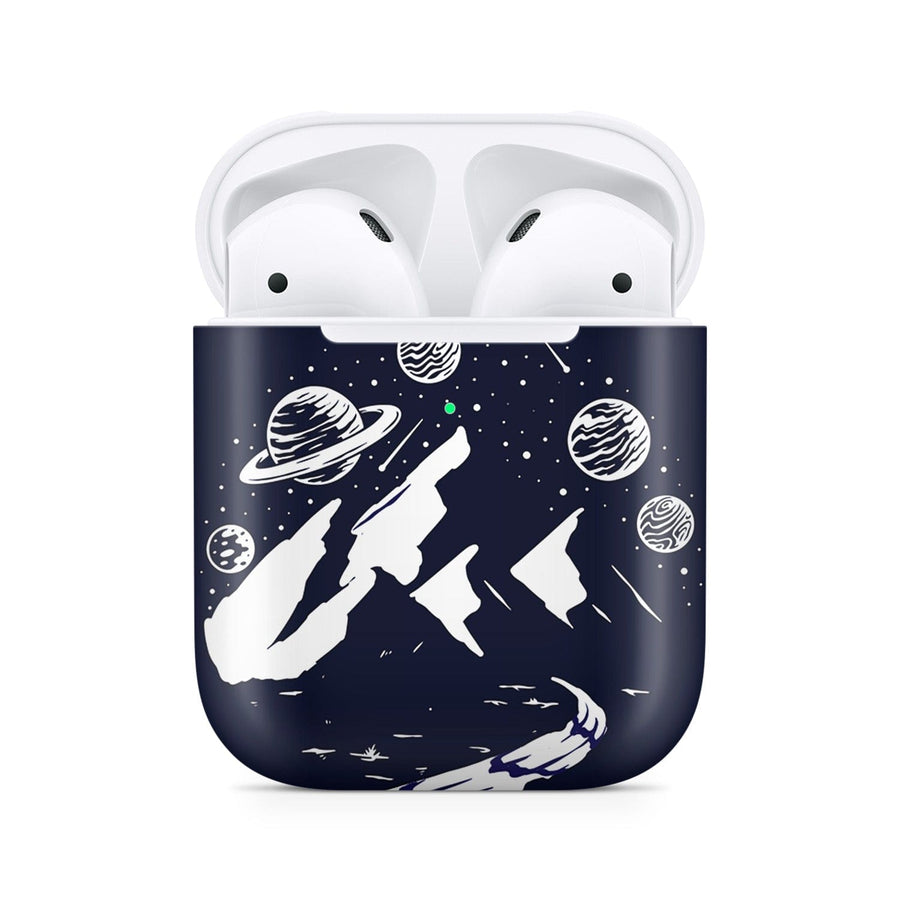 Dealer De Coque Coque AirPods AirPods 1e génération / 2e génération Coque AirPods Montagne Galaxie