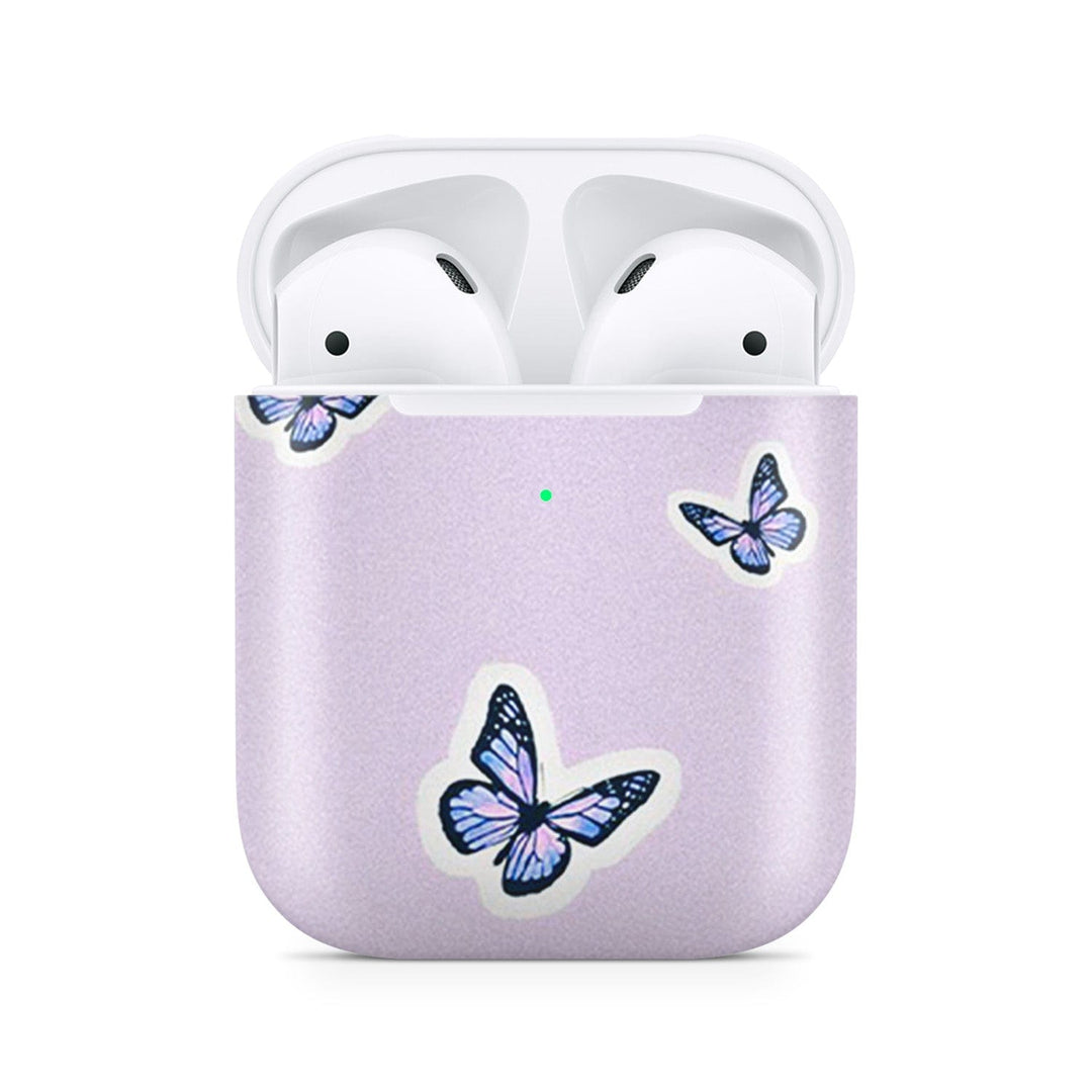 Dealer De Coque Coque AirPods AirPods 1e génération / 2e génération Coque AirPods Papillons violetta