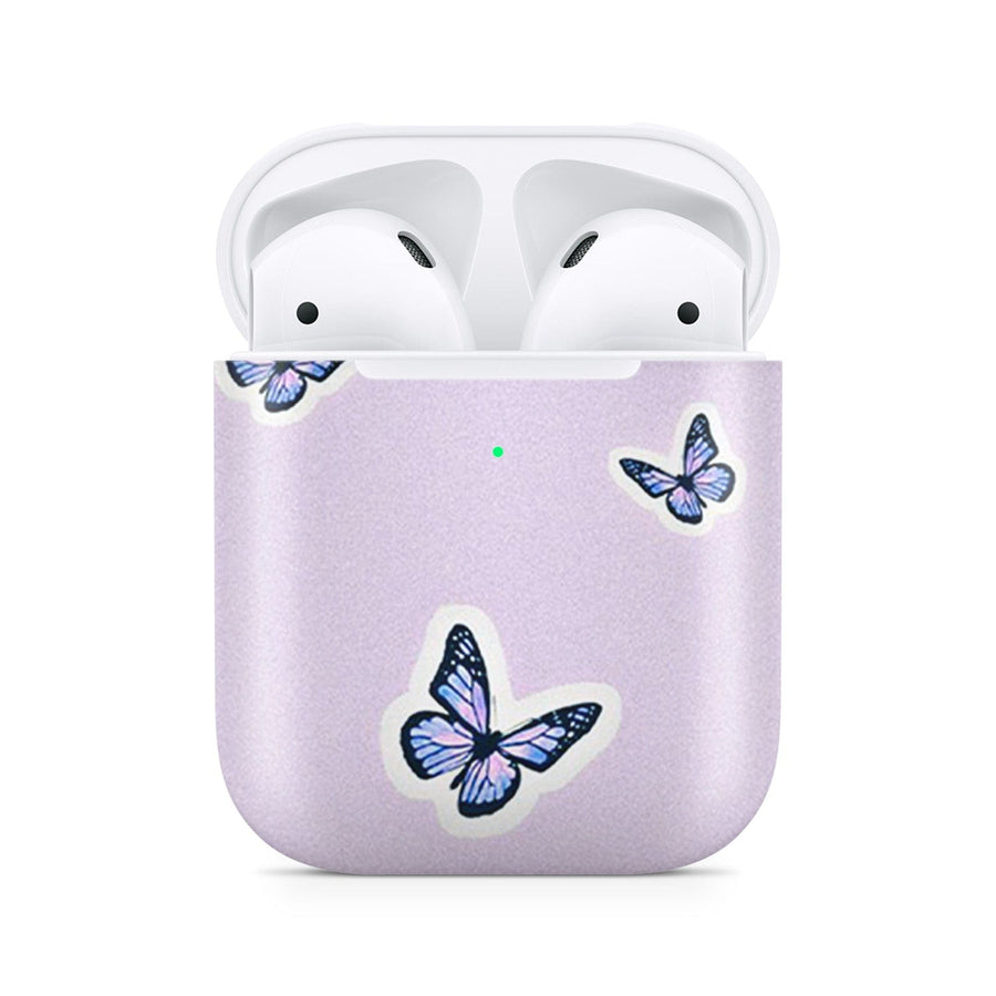 Dealer De Coque Coque AirPods AirPods 1e génération / 2e génération Coque AirPods Papillons violetta