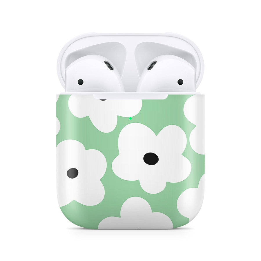 Dealer De Coque Coque AirPods AirPods 1e génération / 2e génération Coque AirPods Retro Vert Floral