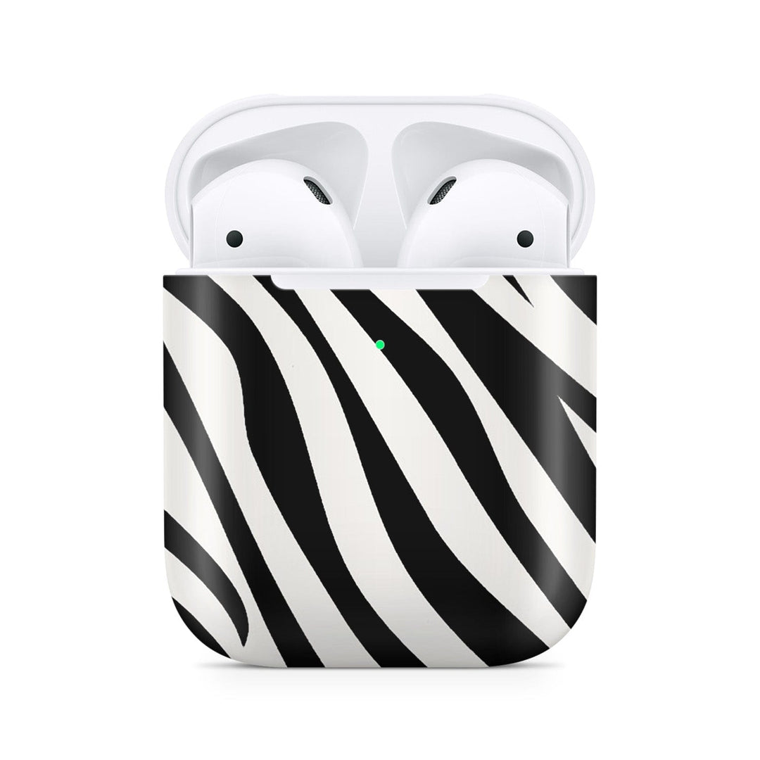 Dealer De Coque Coque AirPods AirPods 1e génération / 2e génération Coque AirPods Zèbre noir