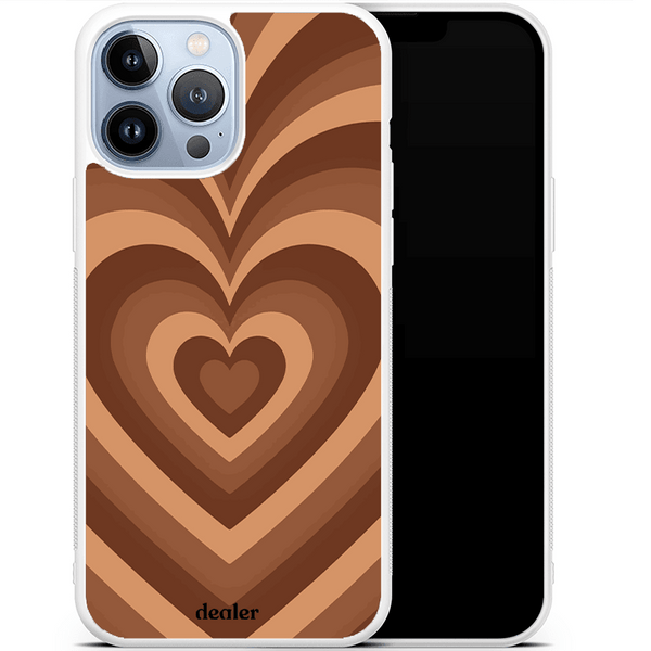 Dealer De Coque Coque antichocs Coque antichocs Coeur marron