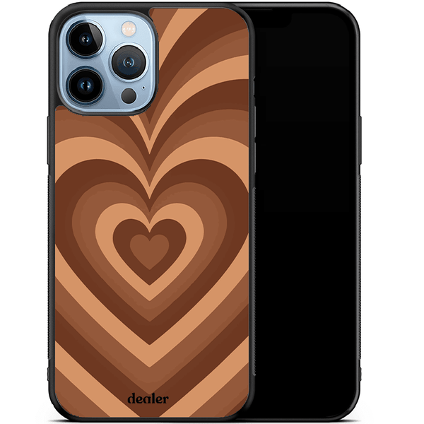 Dealer De Coque Coque antichocs Coque antichocs Coeur marron