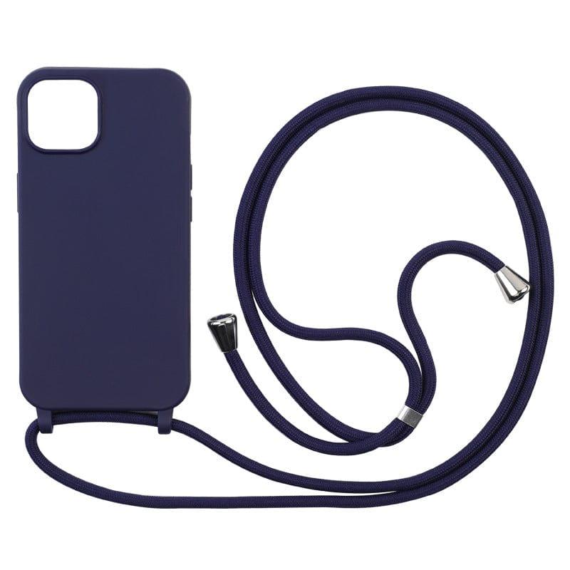 Dealer De Coque Coque classique Coque en silicone avec un cordon navy