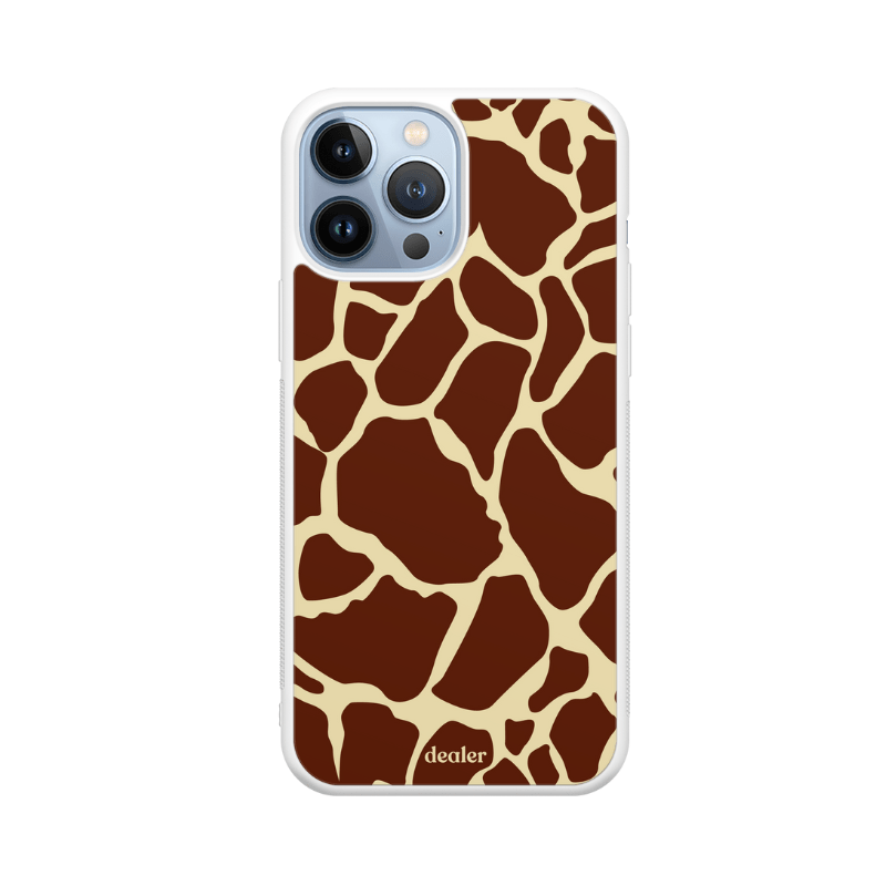 Dealer De Coque Coque design Coque en silicone Girafe pour iPhone