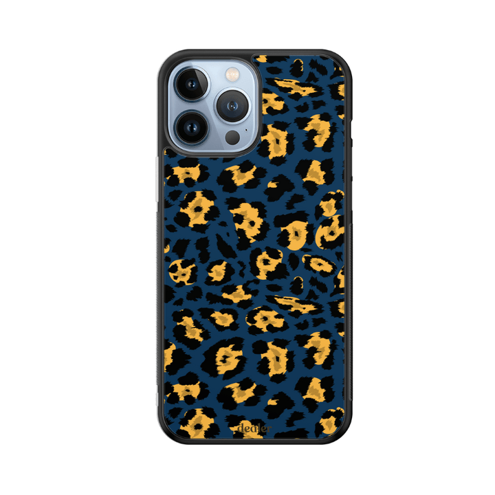 Dealer De Coque Coque design Coque en silicone Léopard Bleu pour iPhone