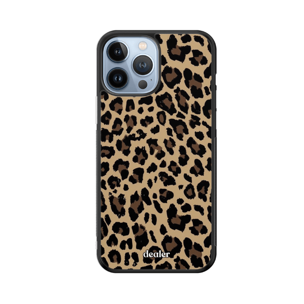 Dealer De Coque Coque design Coque en silicone Léopard pour iPhone