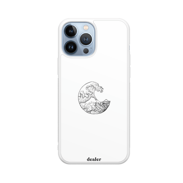 Dealer De Coque Coque design Coque en silicone Minimaliste pour iPhone