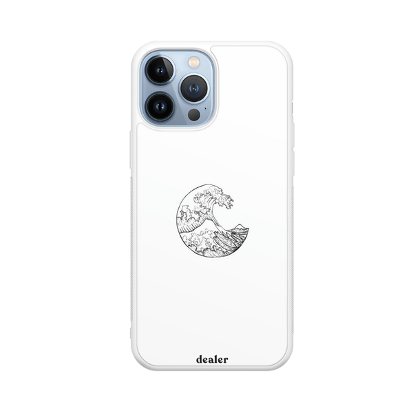 Dealer De Coque Coque design Coque en silicone Minimaliste pour iPhone