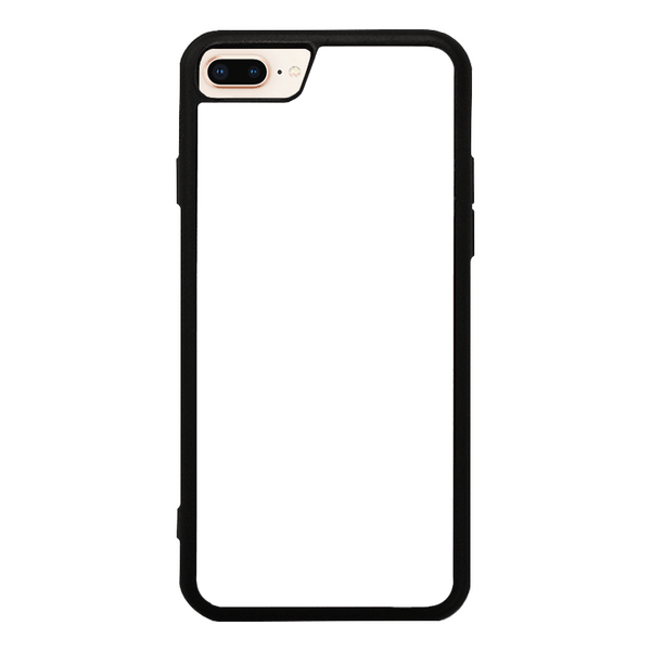 Dealer De Coque Coque personnalisée Contour Noir Coque personnalisée iPhone 8 Plus en silicone