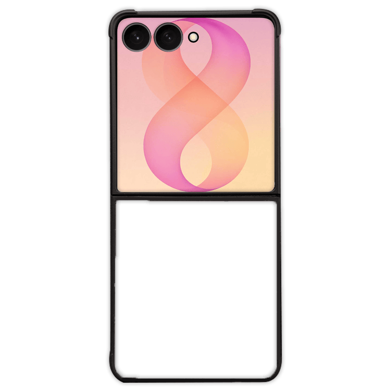Dealer de Coque Coque personnalisée Noir Coque personnalisée Samsung Galaxy Z Flip 8 en silicone