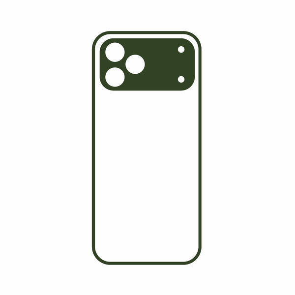 Dealer De Coque Coque personnalisée Vert Coque personnalisée iPhone 17 Pro en silicone