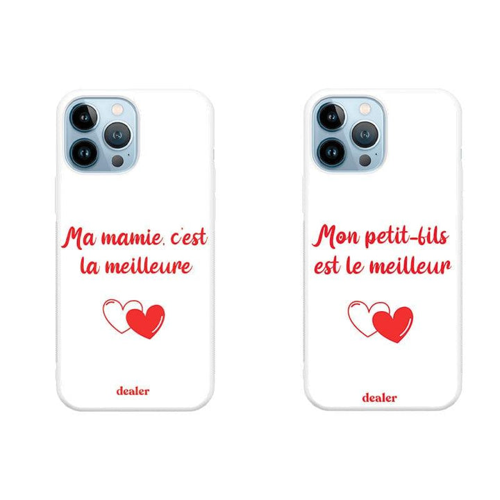 Dealer De Coque Coque Mamie et Petit-Fils Pack Duo - Mamie & ..