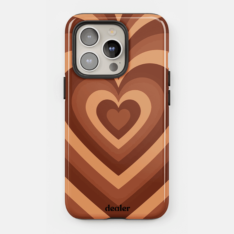 Dealer De Coque Coque Premium Coque Premium Coeur Marron