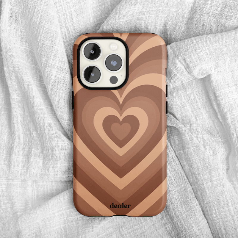 Dealer De Coque Coque Premium Coque Premium Coeur Marron