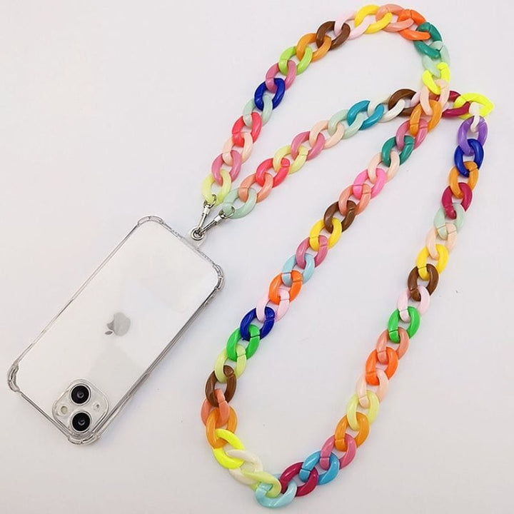 Dealer De Coque Cordon Chaîne colorée pour téléphone