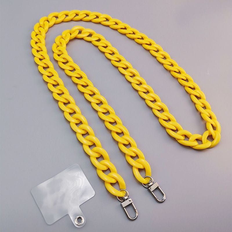 Dealer De Coque Cordon Jaune Chaîne colorée pour téléphone