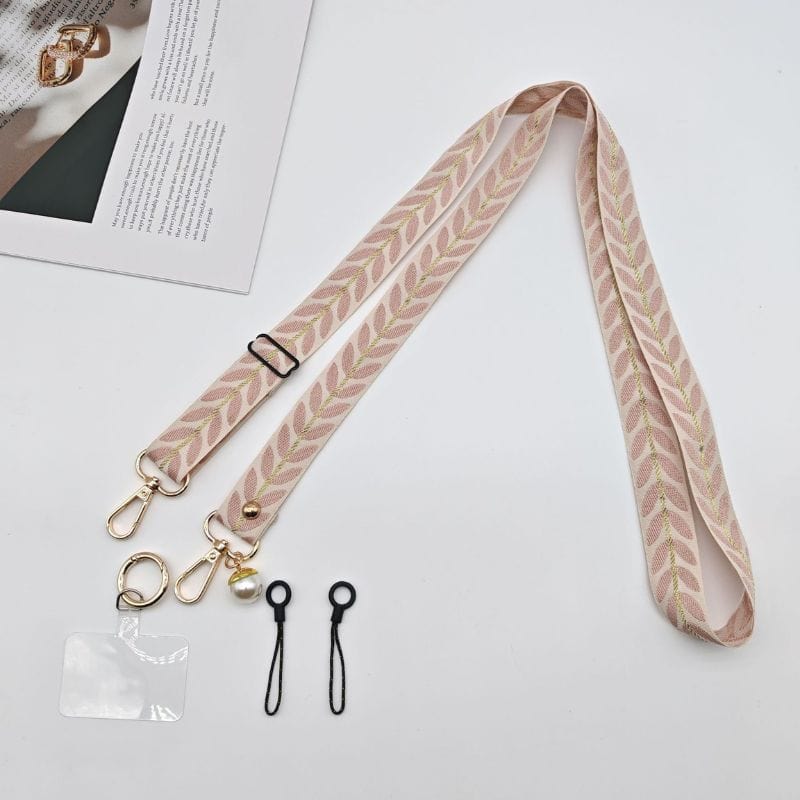 Dealer De Coque Cordon Rose Bandoulière colorée