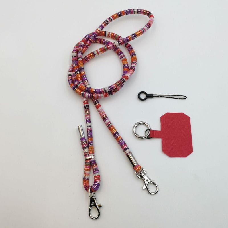 Dealer De Coque Cordon Rose Collier de téléphone