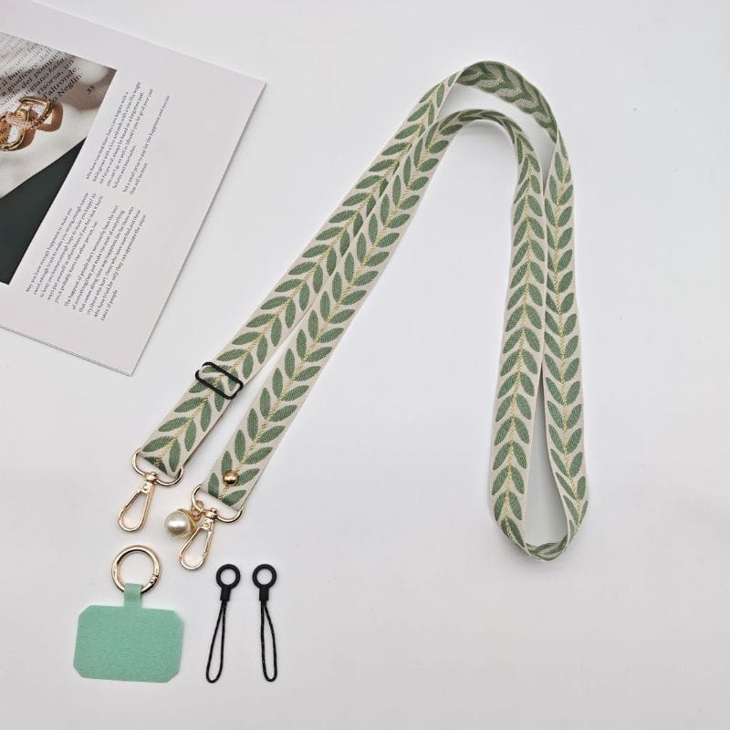 Dealer De Coque Cordon Vert Bandoulière colorée