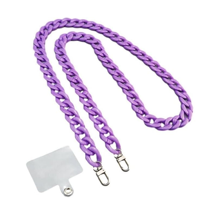 Dealer De Coque Cordon Violet Chaîne colorée pour téléphone