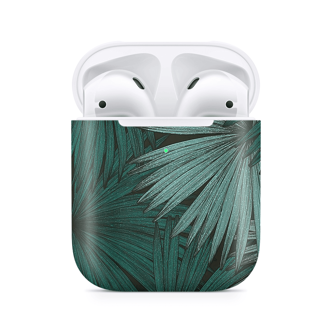 Dealer de coque Coque Airpods Coque AirPods Feuilles de palmiers