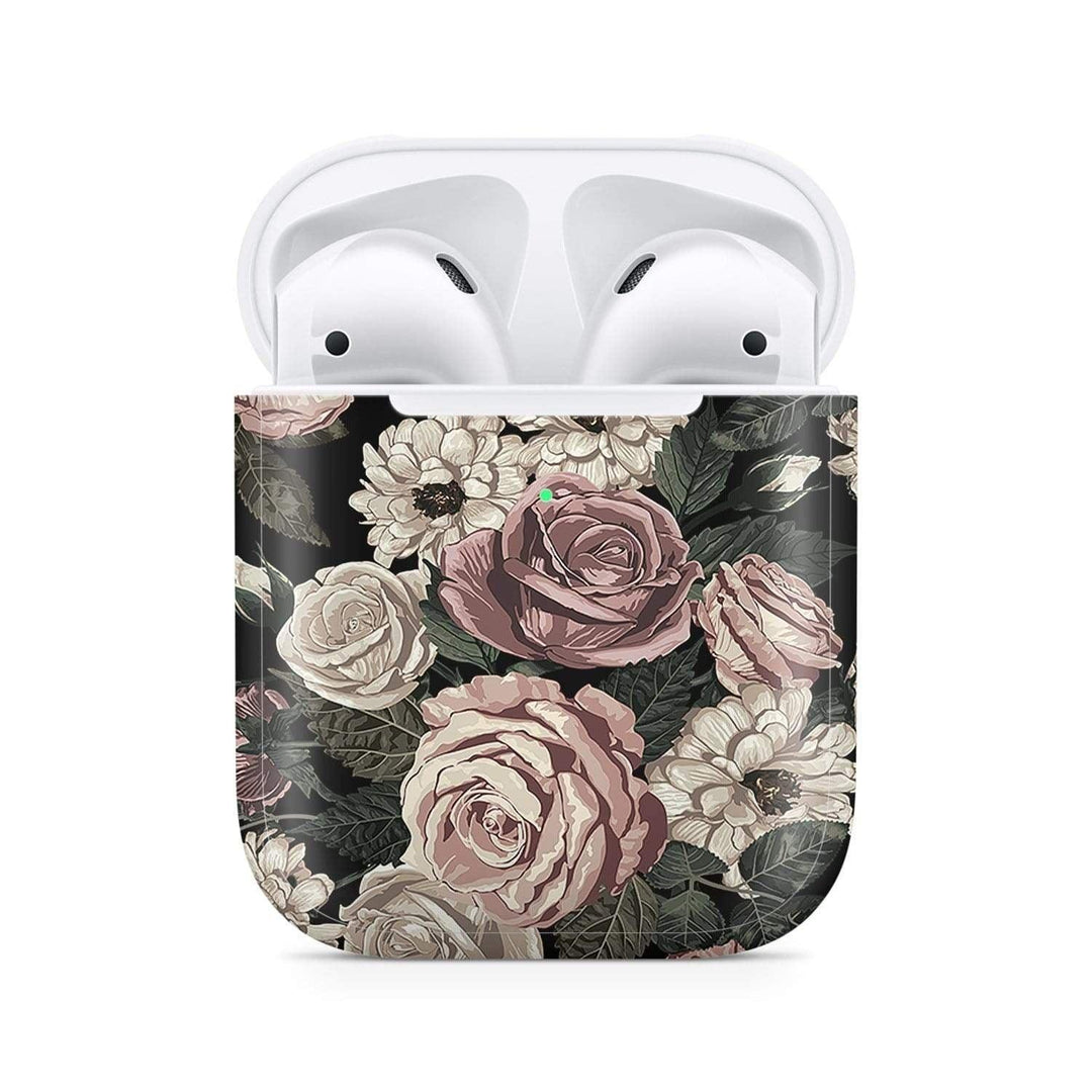 Dealer de coque Coque Airpods Coque AirPods Roses fleurs anciennes