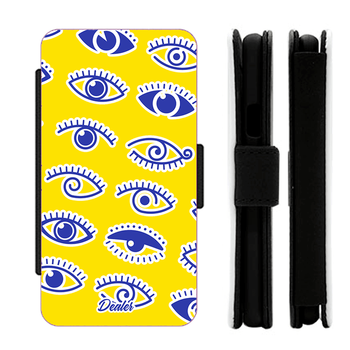 Housse pour smartphone jaune eye